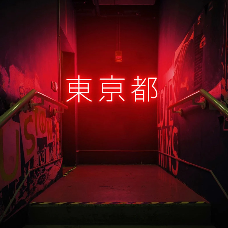 Outdoor Lighting Japan - Tóquio Japonês LED Neon Sign, Tóquio