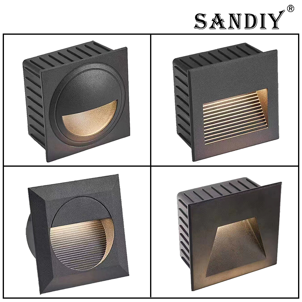 Outdoor Lighting Low Voltage - Sandiy recesso ao ar livre arandela