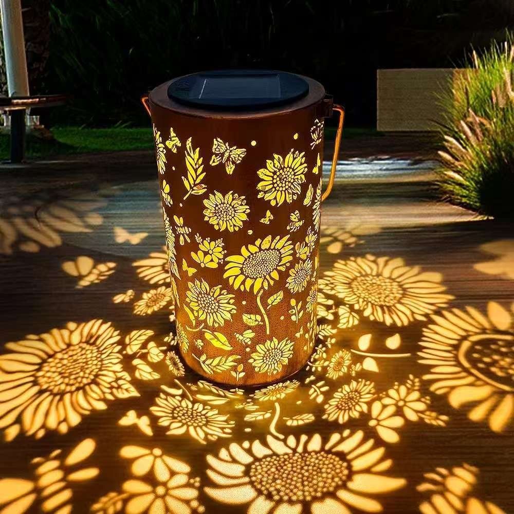 Outdoor Lighting Manufacturers - Luz de girassol e sombra, luz