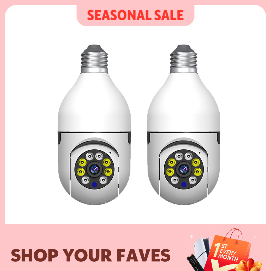 Outdoor Lighting Socket - 2pc facilidade vida app-lâmpada câmeras de