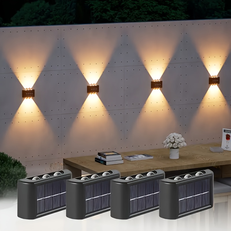 Outdoor Lighting Lamps - Luz Solar LED para Exterior, Lâmpada