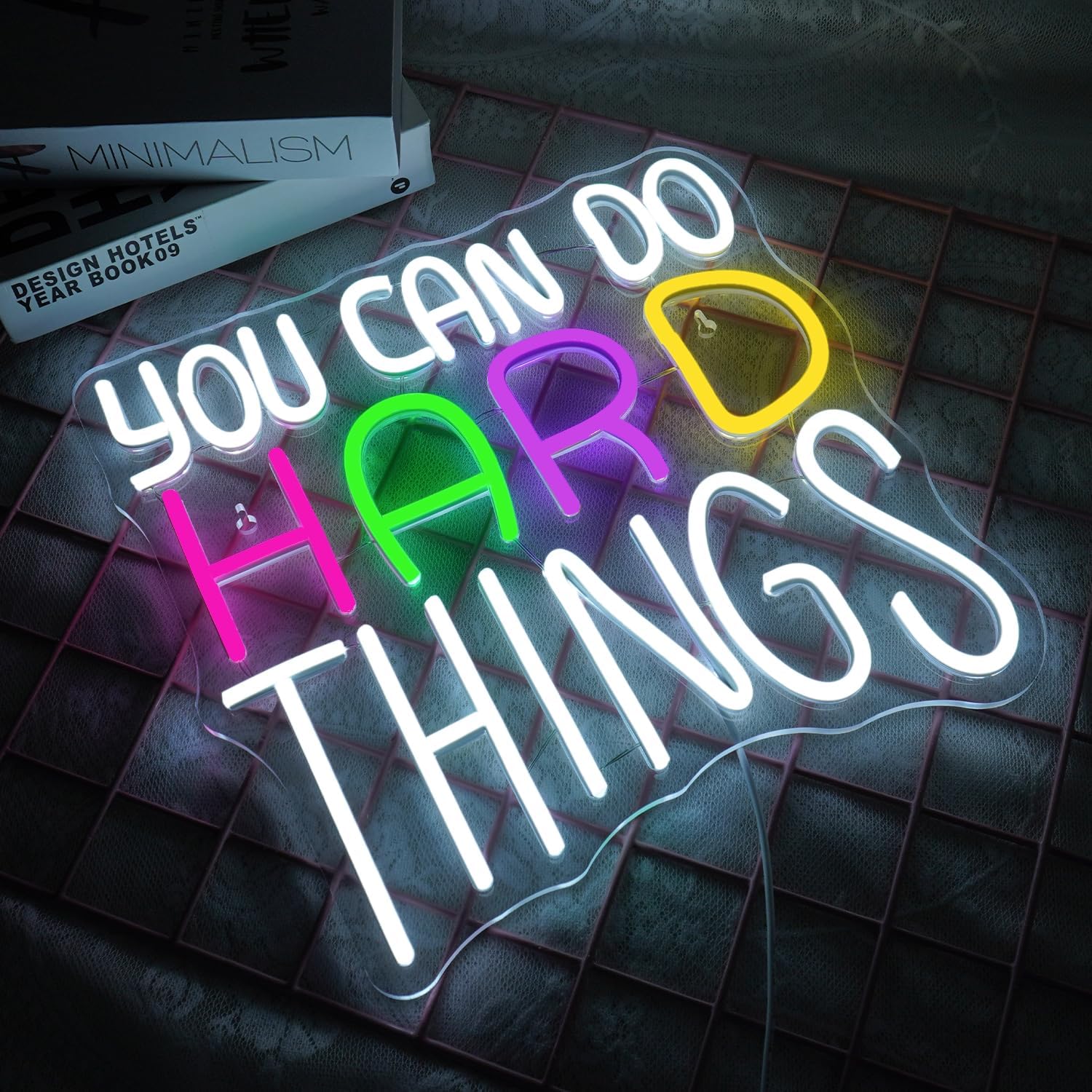 Outdoor Lighting Quotes - Letreiro Neon USB com a Frase