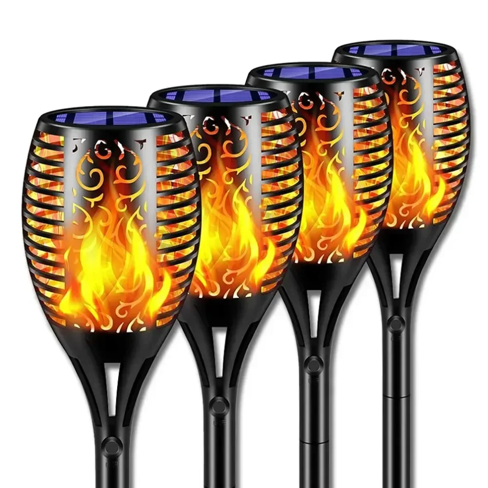 Fire Torch Solar - Lanterna Solar de Jardim ao Ar
