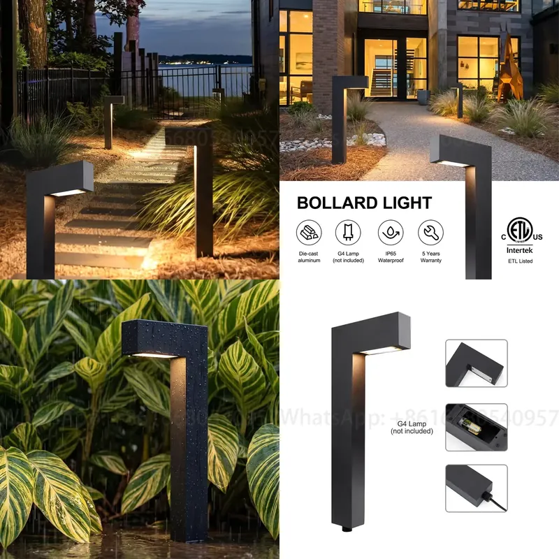 Outdoor Lighting Low Voltage - Luminária de Jardim em Alumínio, Baixa