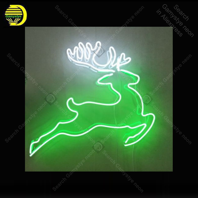 Outdoor Lighting Expressions - Sinal de néon para cervos correndo