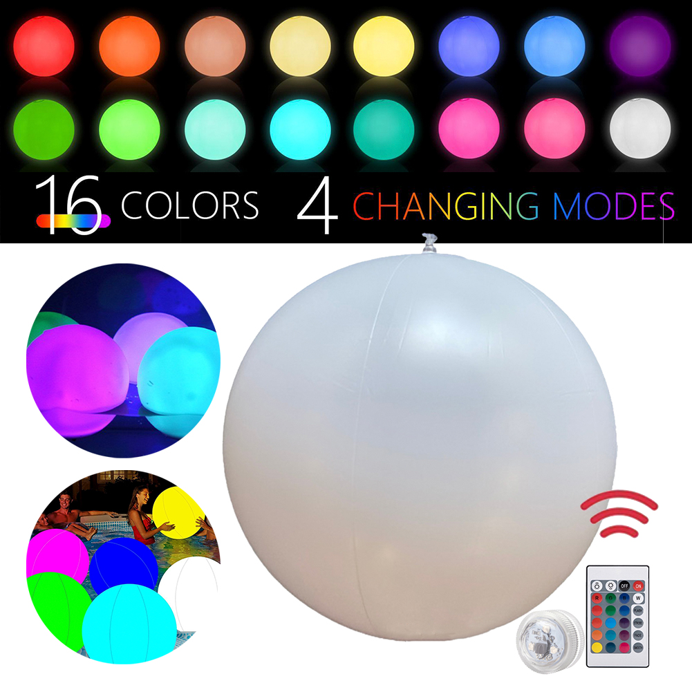 Outdoor Lighting Around Pool - Bola de Praia Luminosa 1-5PCS 60/90CM,