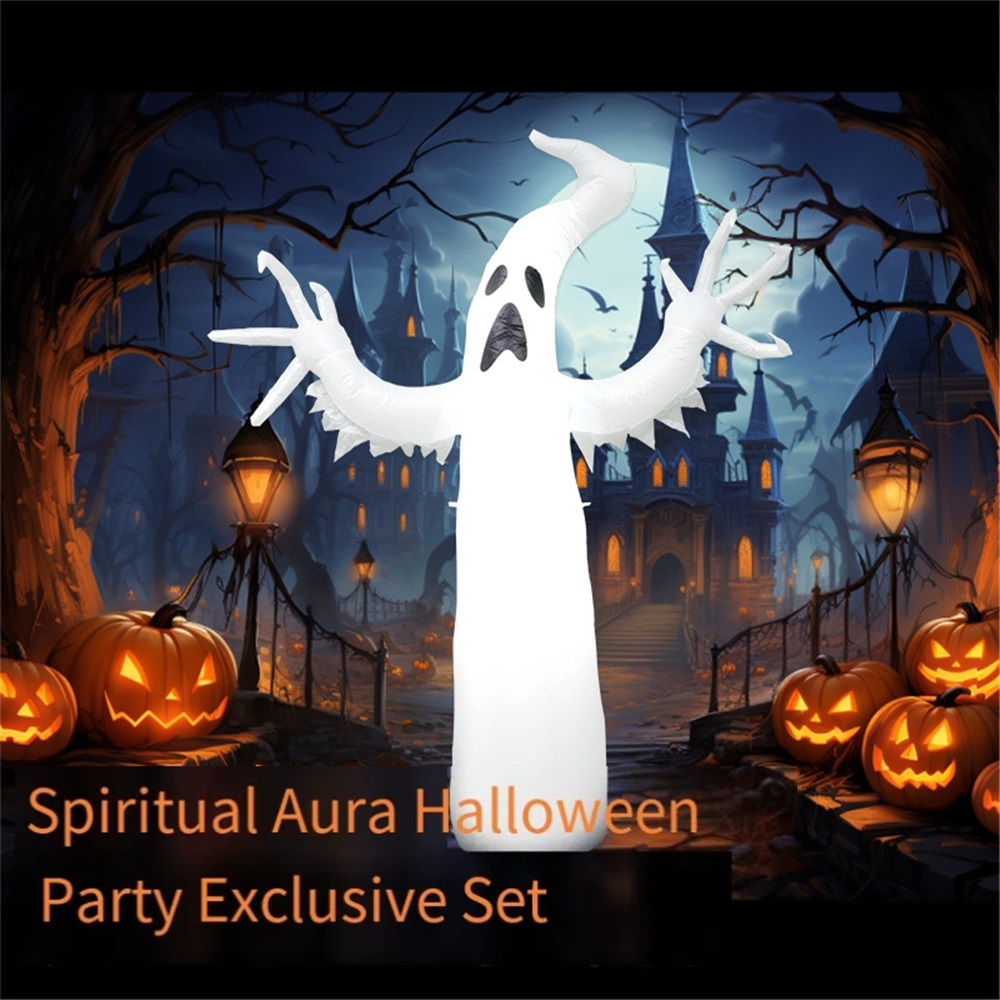 Outdoor Lighting For Front Of House - Fantasma Inflável de Halloween, Decoração de