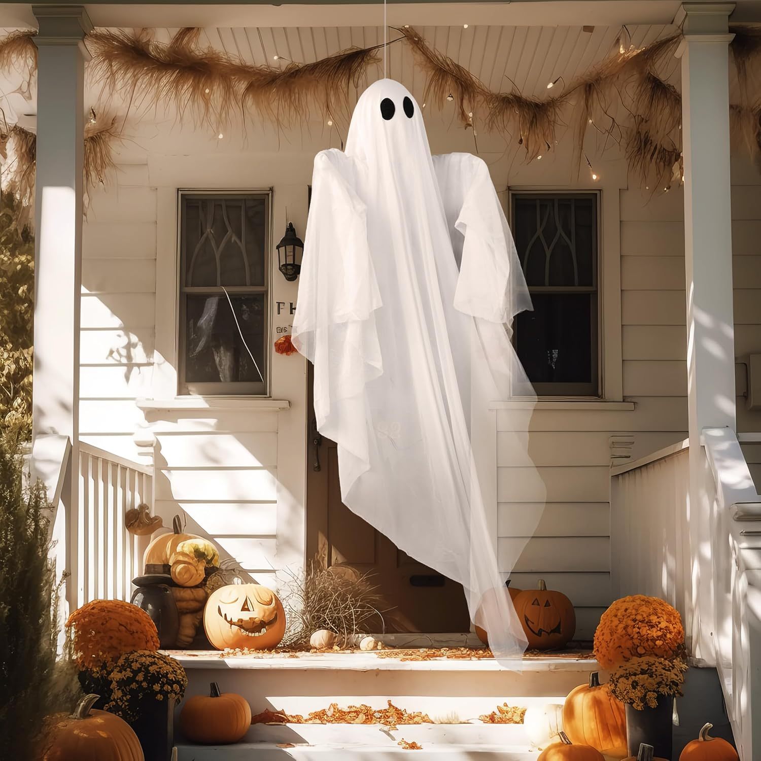 Outdoor Lighting Manufacturers - Fantasma Iluminado de Halloween com Luz