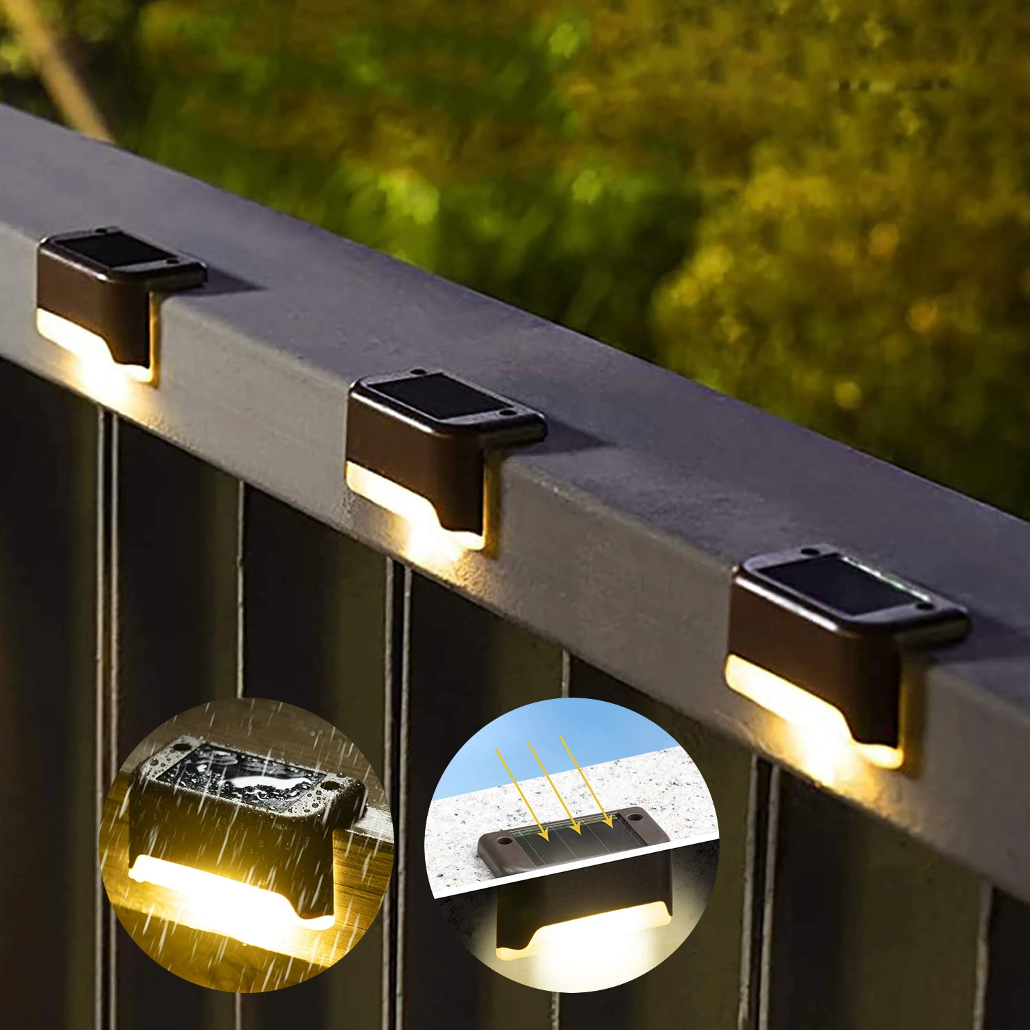 Outdoor Lighting Zigbee - 1/4/8/12/pcs solar luzes led ao ar