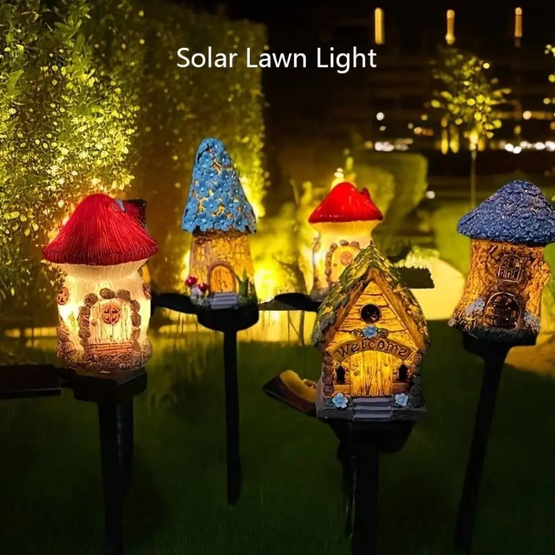 Outdoor Lighting For Front Of House - Novas Luzes Solares de Resina em