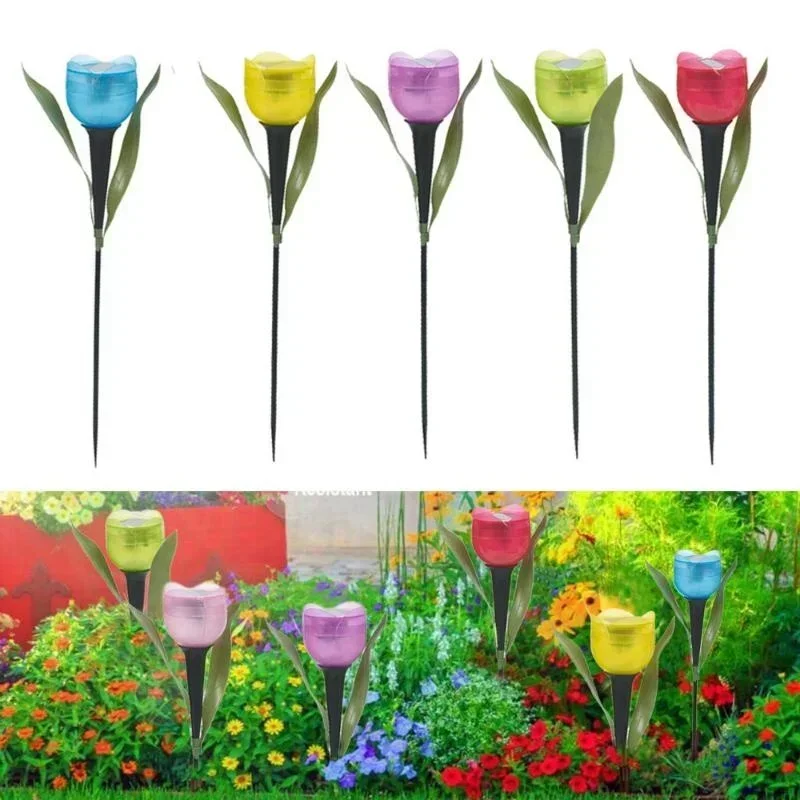Outdoor Lighting Youtube - LED Solar Powered impermeável tubo gramado