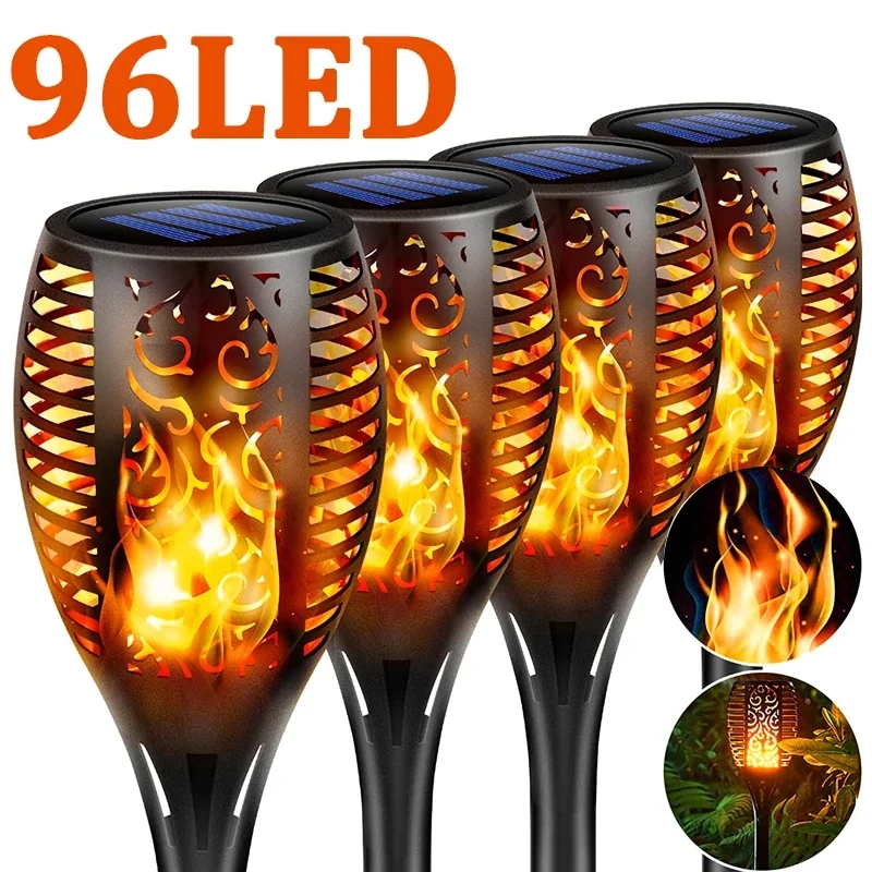 Fire Torch Solar - 96 LED Luzes de tocha solar