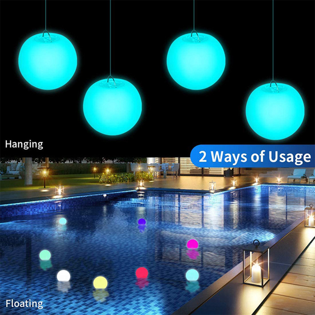Outdoor Lighting Around Pool - Luz Noturna LED em Forma de