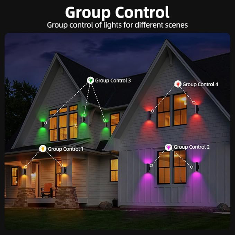 Luzes de parede externas intel - Outdoor Lighting Zigbee avaliação e preço