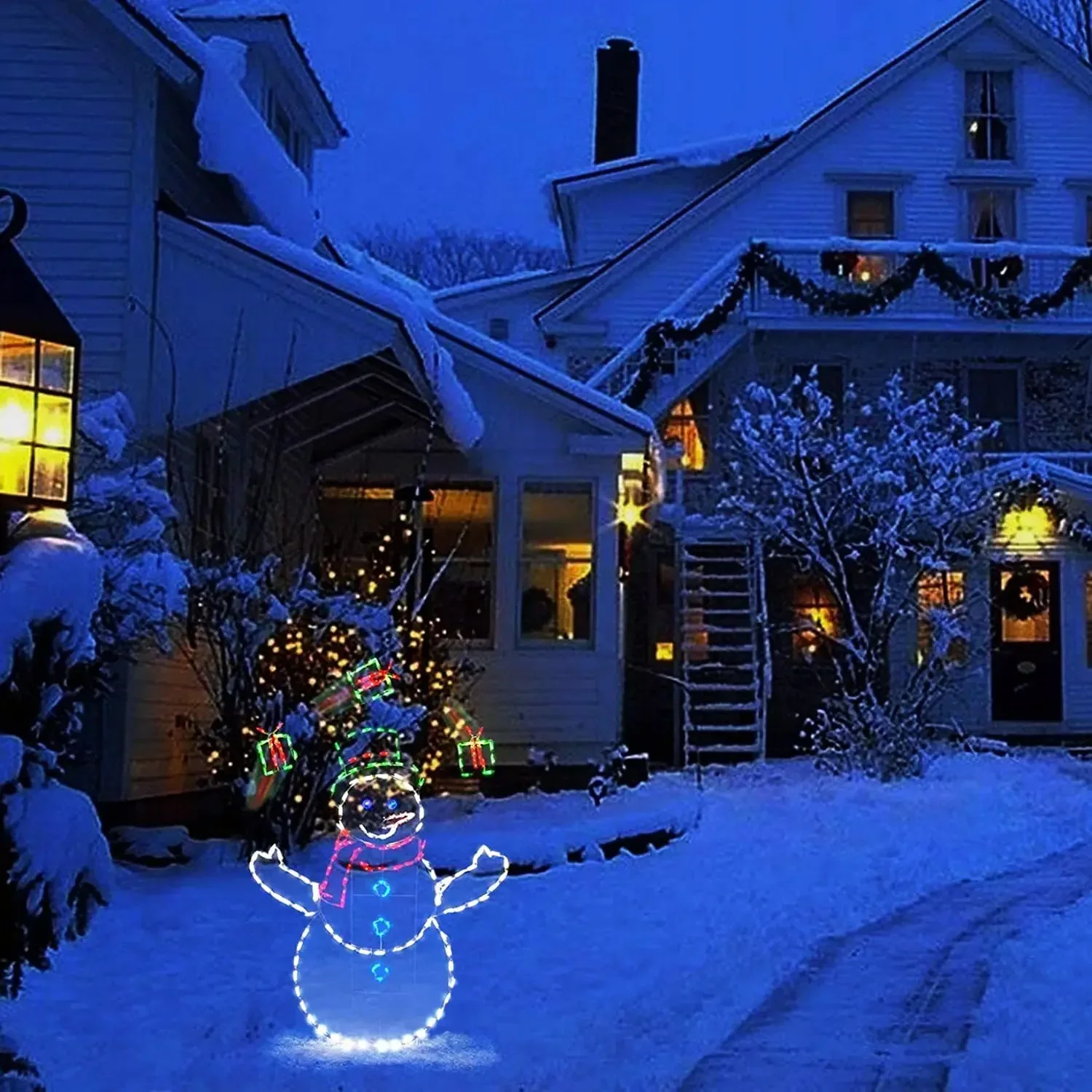 Bola de neve animada luz led b - Outdoor Lighting Xmas avaliação e preço
