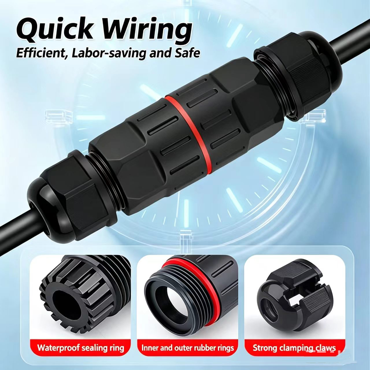 Conector de Fio de 2 e 3 Pinos - Outdoor Lighting Low Voltage avaliação e preço