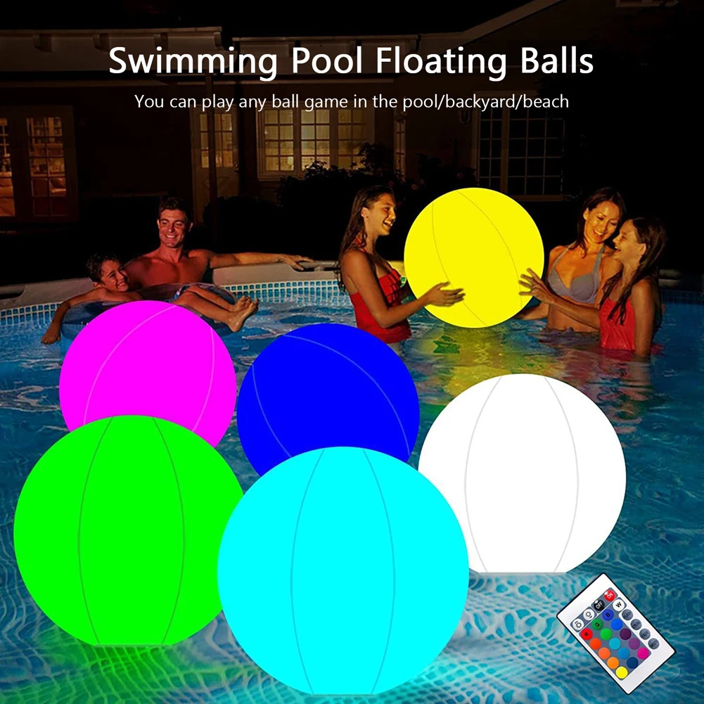 Bola de praia inflável para pi - Outdoor Lighting Around Pool avaliação e preço