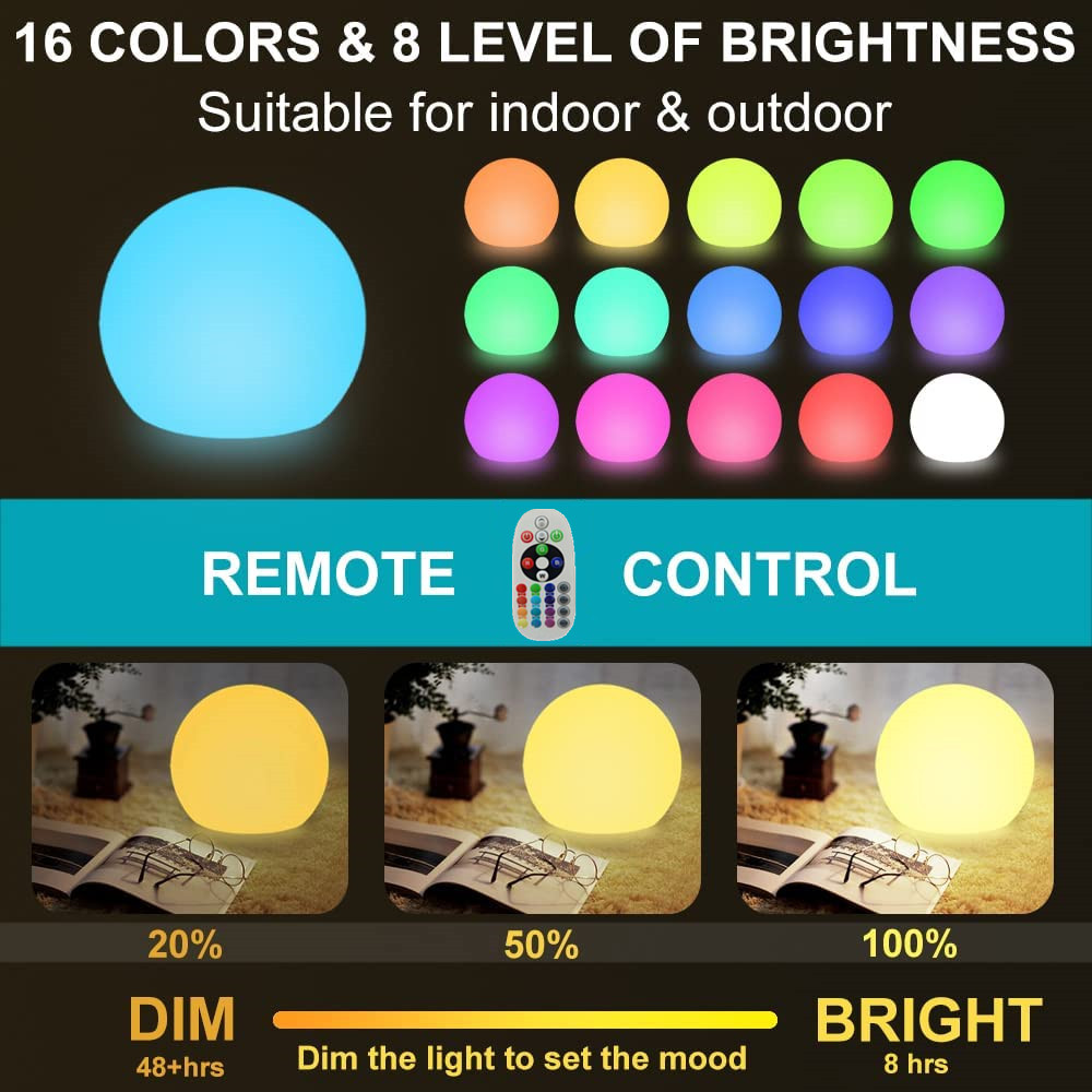 Luz de bola brilhante led reca - Outdoor Lighting Manufacturers avaliação e preço