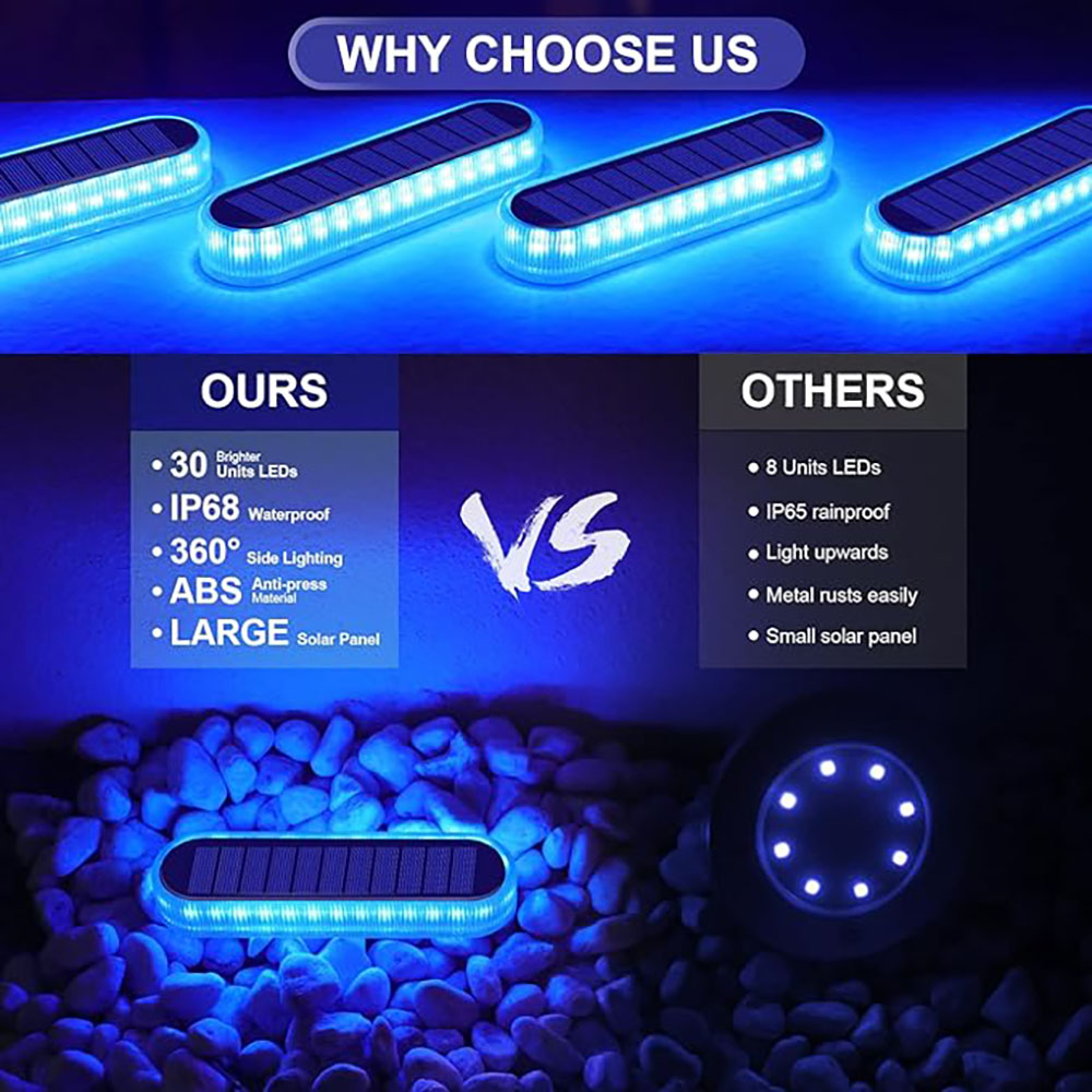 4 pacote led deck lâmpada esca - Outdoor Lighting Zigbee avaliação e preço