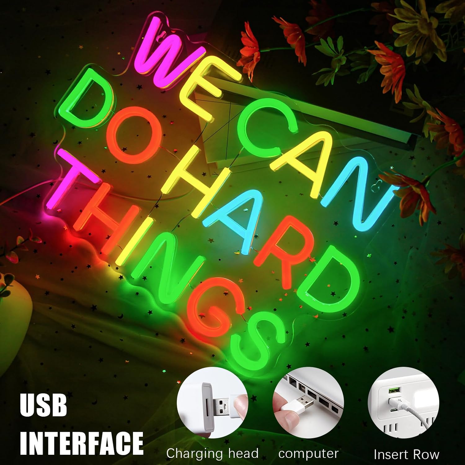 Placa de Neon LED com a Frase  - Outdoor Lighting Quotes avaliação e preço