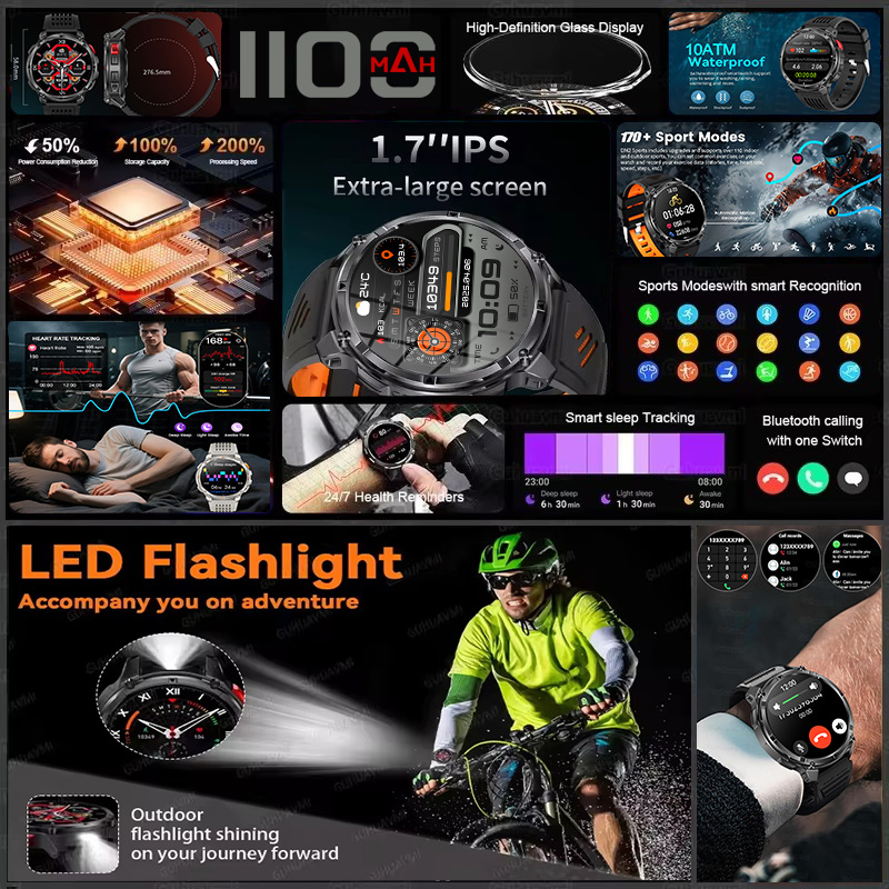 T-REX 3 militar smartwatch mas - Outdoor Lighting Japan avaliação e preço