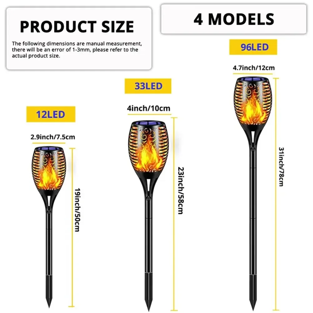 Lanterna Solar de Jardim ao Ar - Fire Torch Solar avaliação e preço