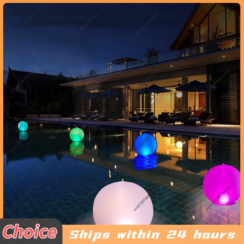 Bola Inflável LED para Piscina - Outdoor Lighting Around Pool avaliação e preço