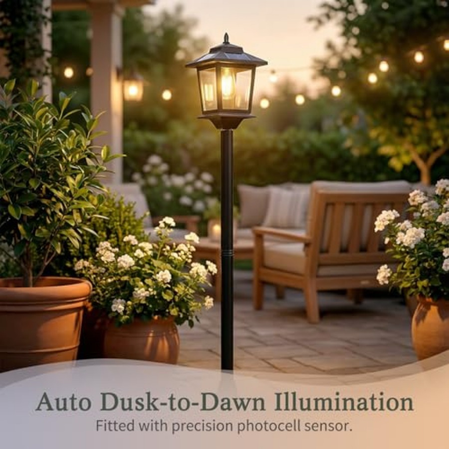 Luzes Solares para Postes Exte - Outdoor Lighting Lamps avaliação e preço