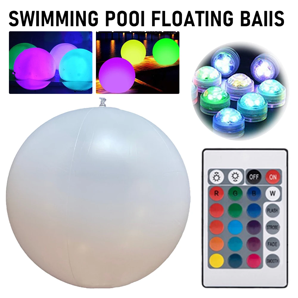 LED Luminous Throwing Ball, in - Outdoor Lighting Around Pool avaliação e preço