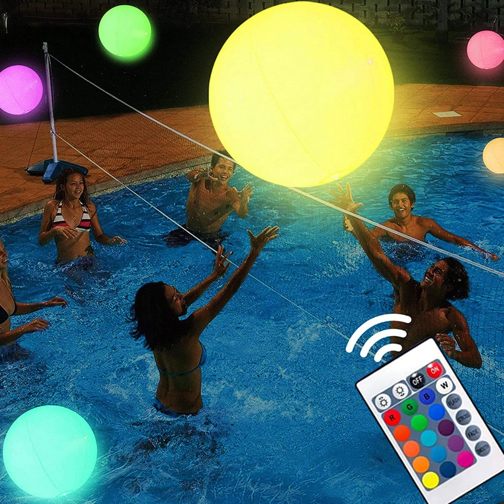 LED Luminous Throwing Ball, in - Outdoor Lighting Around Pool avaliação e preço