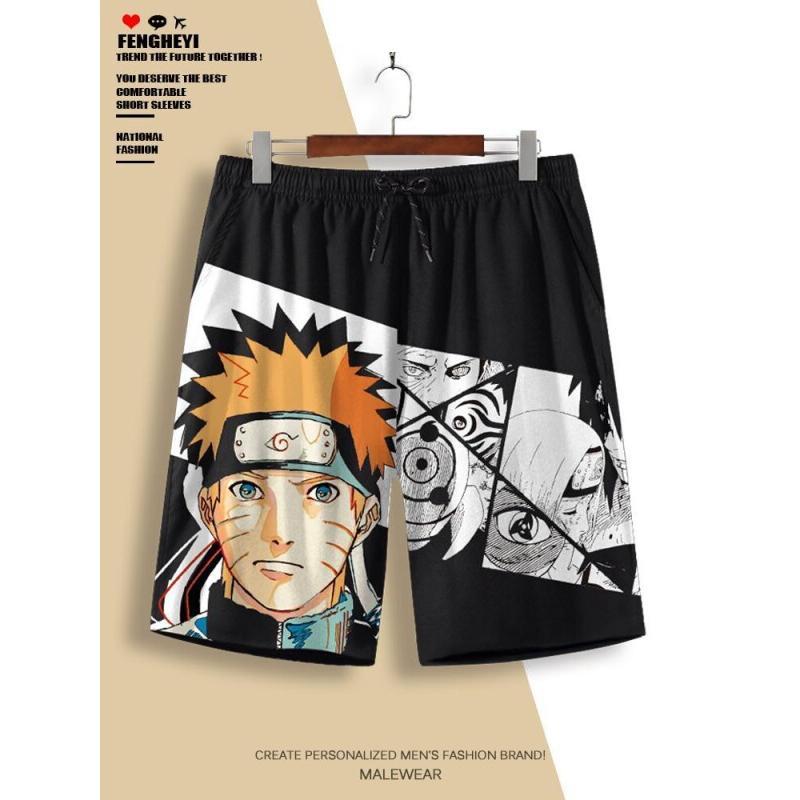 Shorts de Anime Naruto Masculi - Outdoor Lighting Japan avaliação e preço