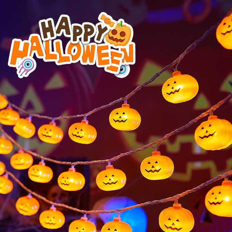 40 LEDS Abóbora de Halloween L - Outdoor Lighting For Front Of House avaliação e preço