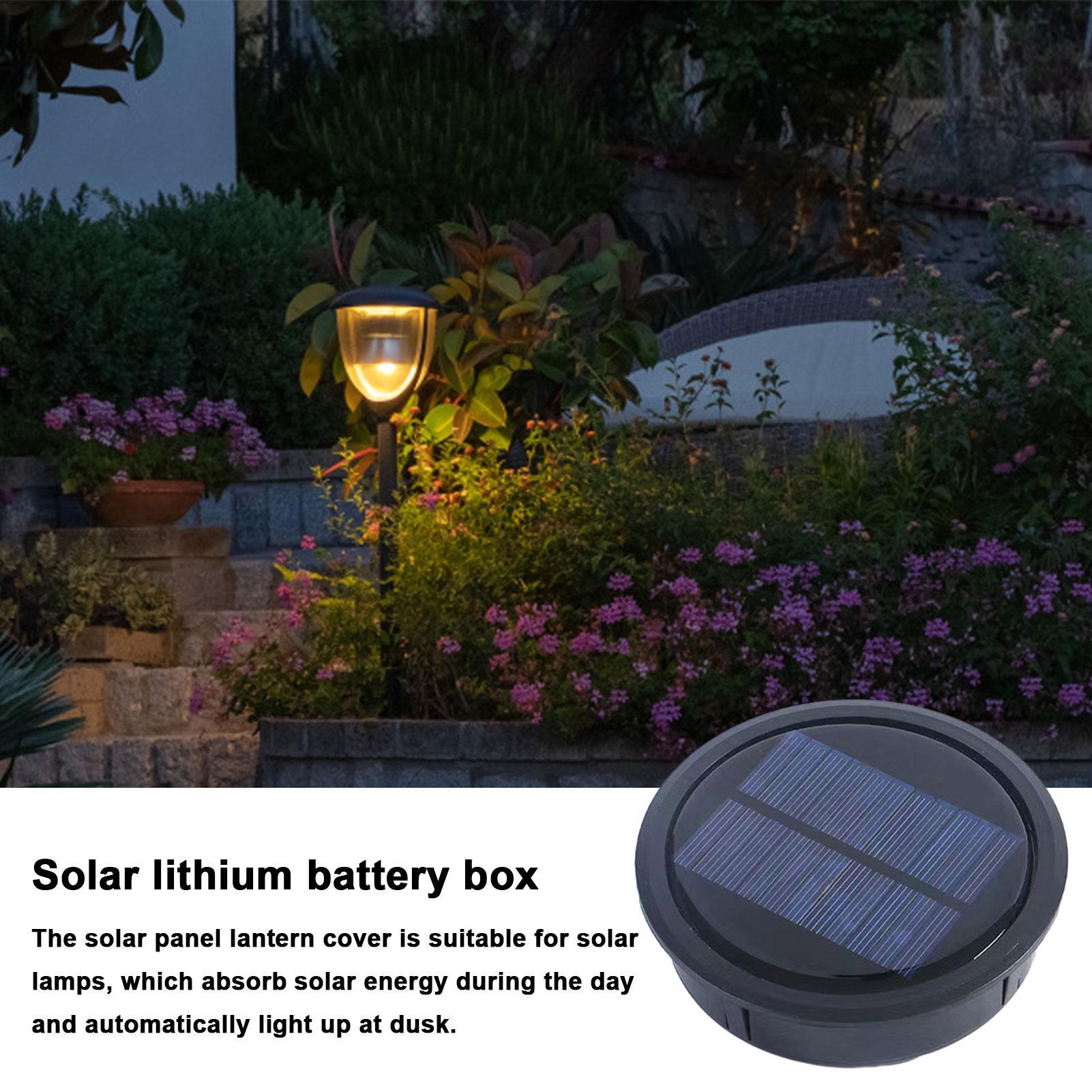 Painel solar com tampa de luz  - Outdoor Lighting Replacement Parts avaliação e preço