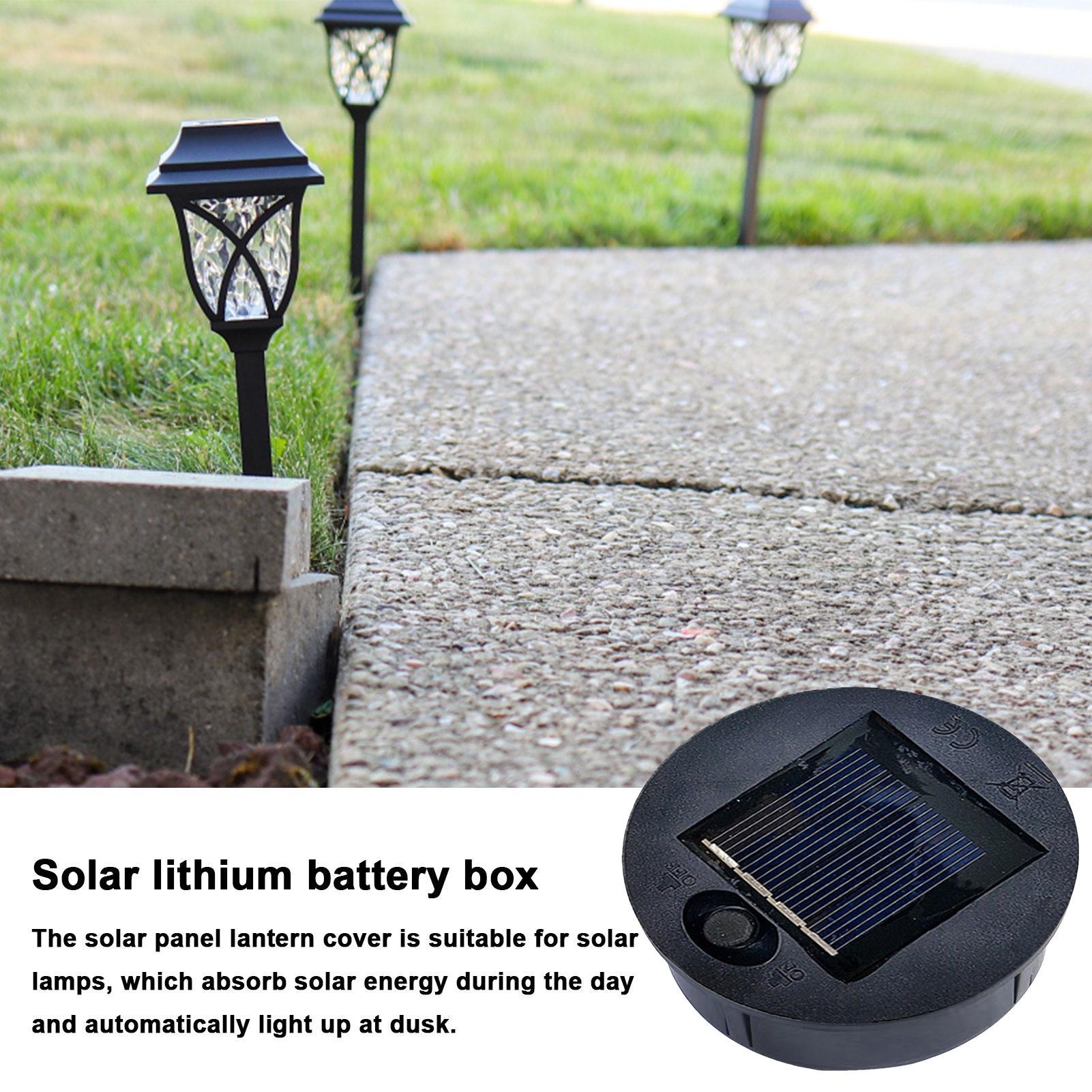 Painel solar com tampa de luz  - Outdoor Lighting Replacement Parts avaliação e preço