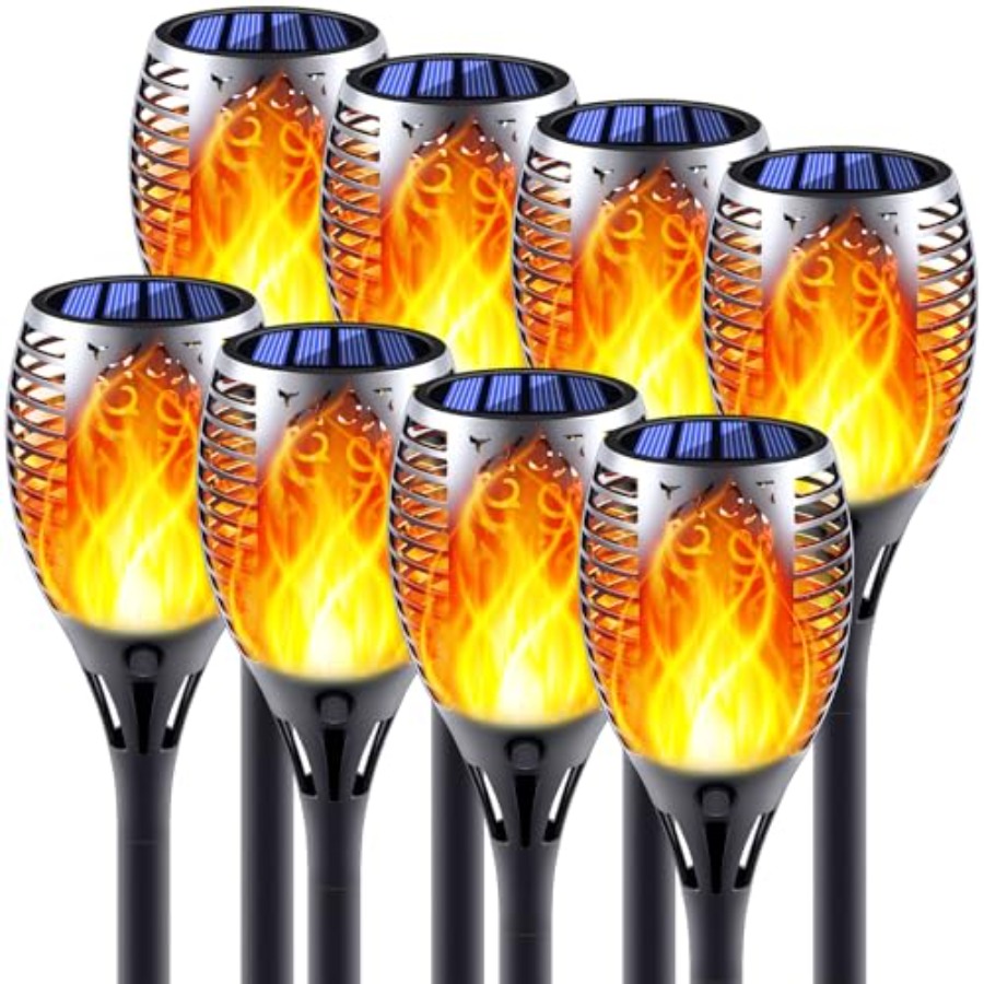 Luzes Solares com Efeito de Ch - Fire Torch Solar avaliação e preço