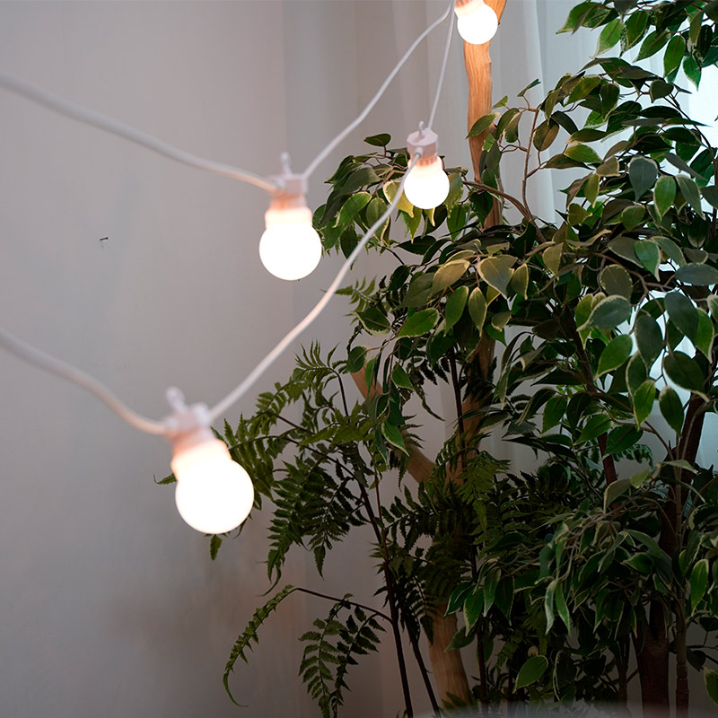 23m pátio string lâmpadas g50  - Outdoor Lighting Socket avaliação e preço