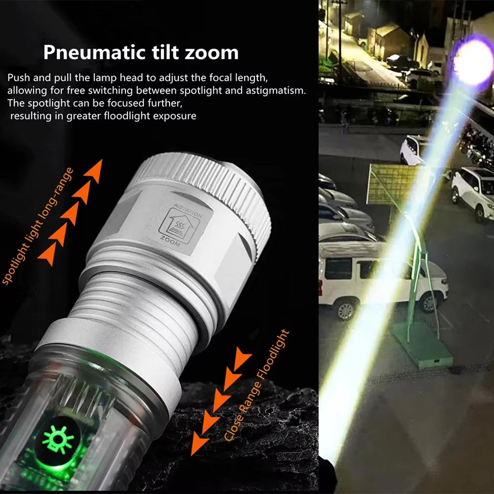 Lanterna LED potente com luz l - Fire Torch Solar avaliação e preço