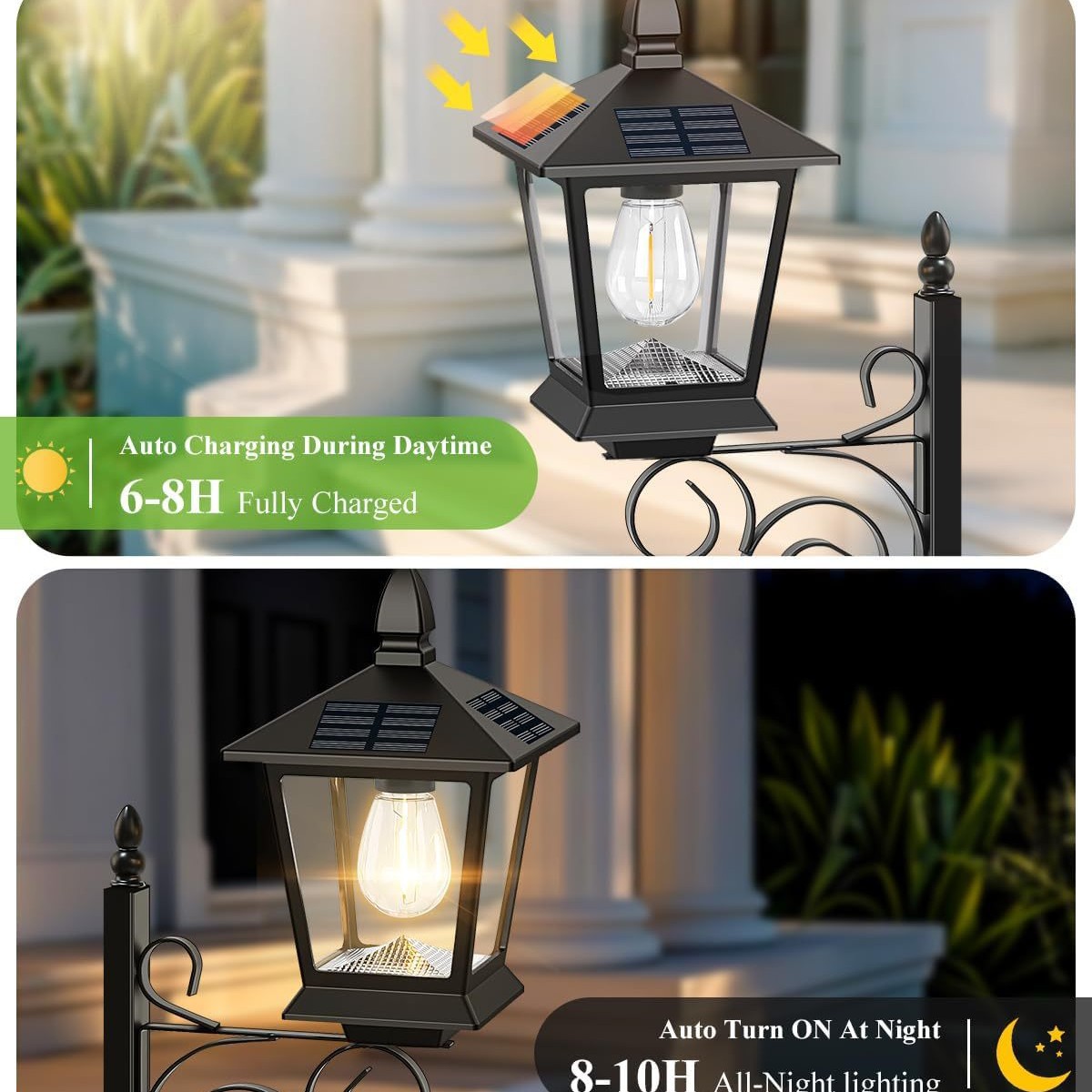 Luminária Solar 2 em 1 à Prova - Outdoor Lighting Lamps avaliação e preço
