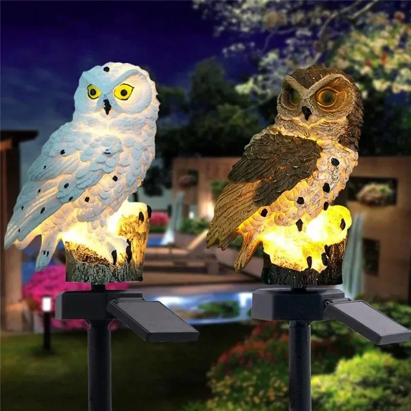 Estátua de Coruja Solar com Lu - Outdoor Lighting Manufacturers avaliação e preço