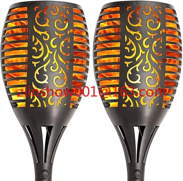 96led decoração de jardim ao a - Fire Torch Solar avaliação e preço