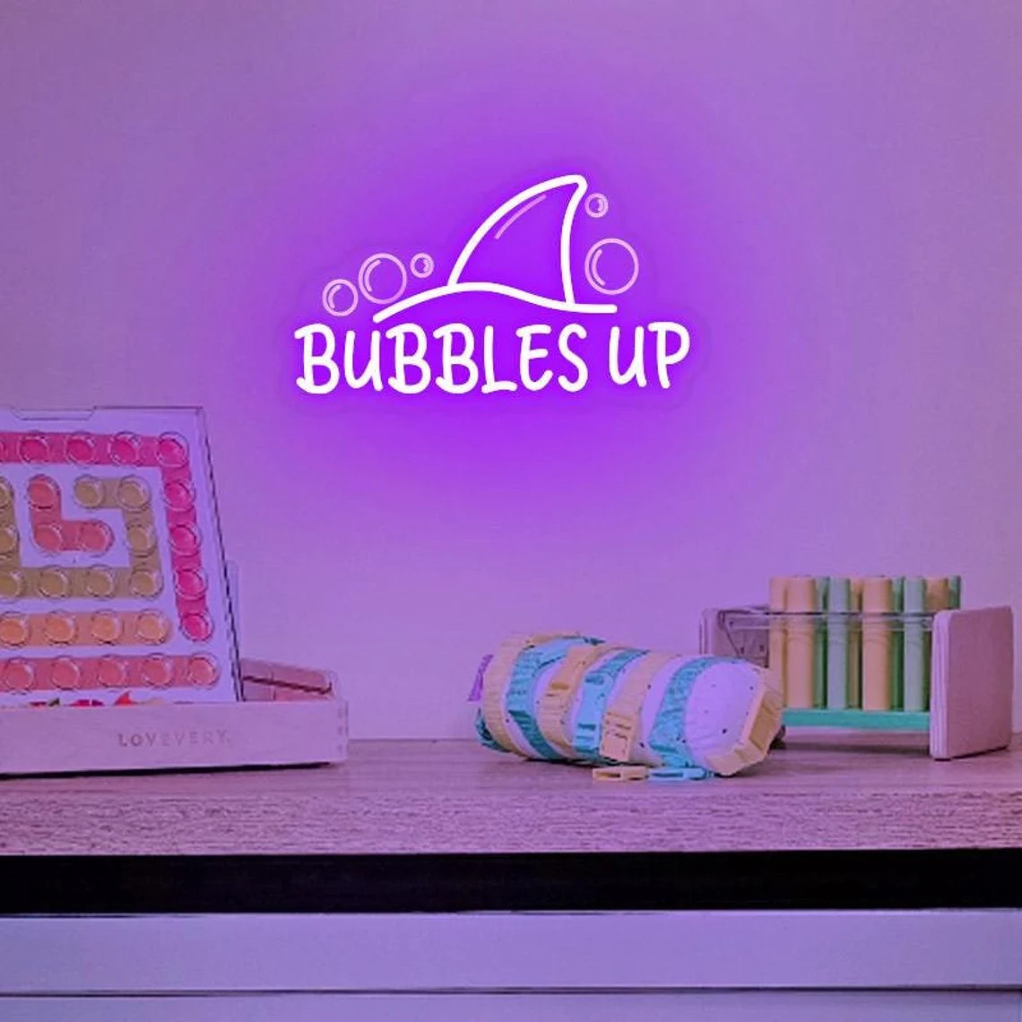 Letreiro Neon Bubbles Up, Letr - Outdoor Lighting Quotes avaliação e preço
