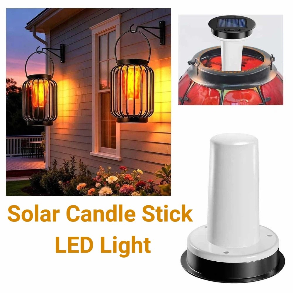 Lanterna Solar Realista com Ch - Fire Torch Solar avaliação e preço
