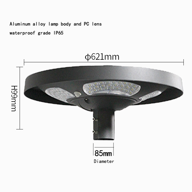 Luminária Solar LED UFO à Prov - Outdoor Lighting With Sensor avaliação e preço