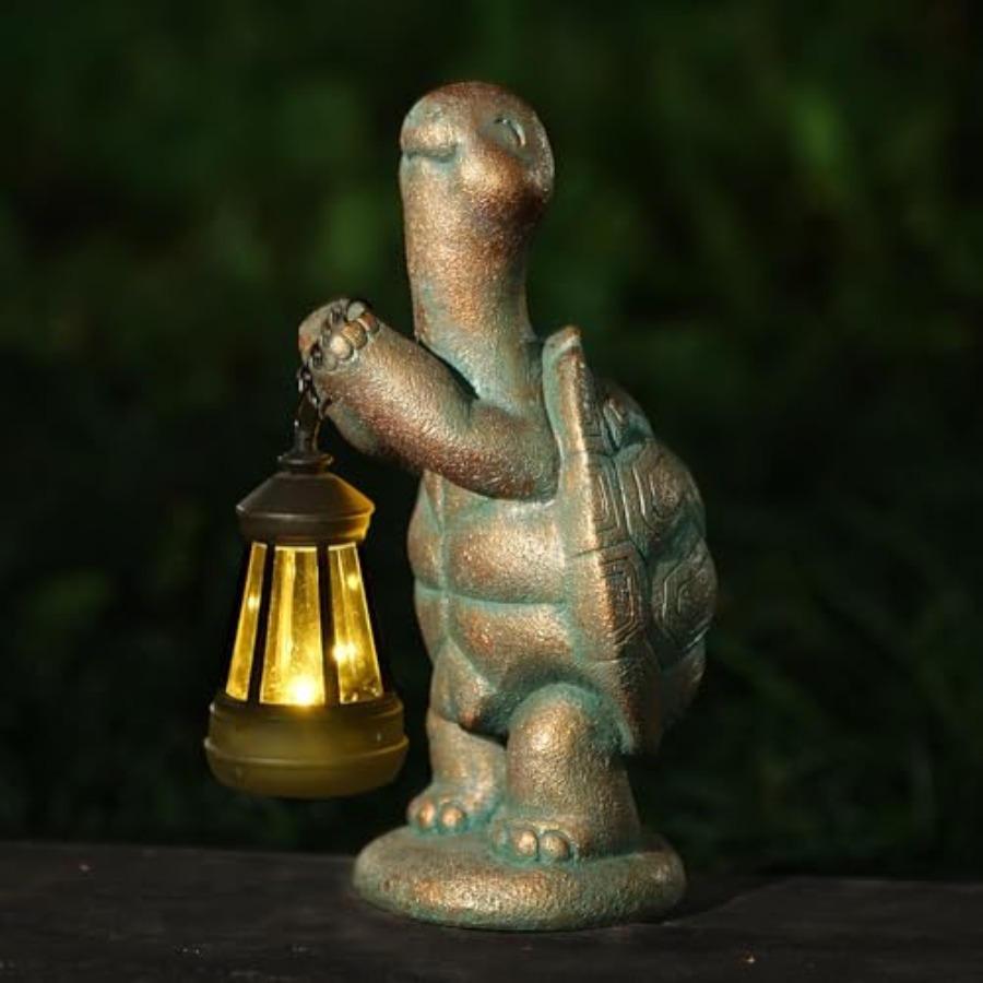 Estátua de Tartaruga Solar par - Outdoor Lighting Japan avaliação e preço