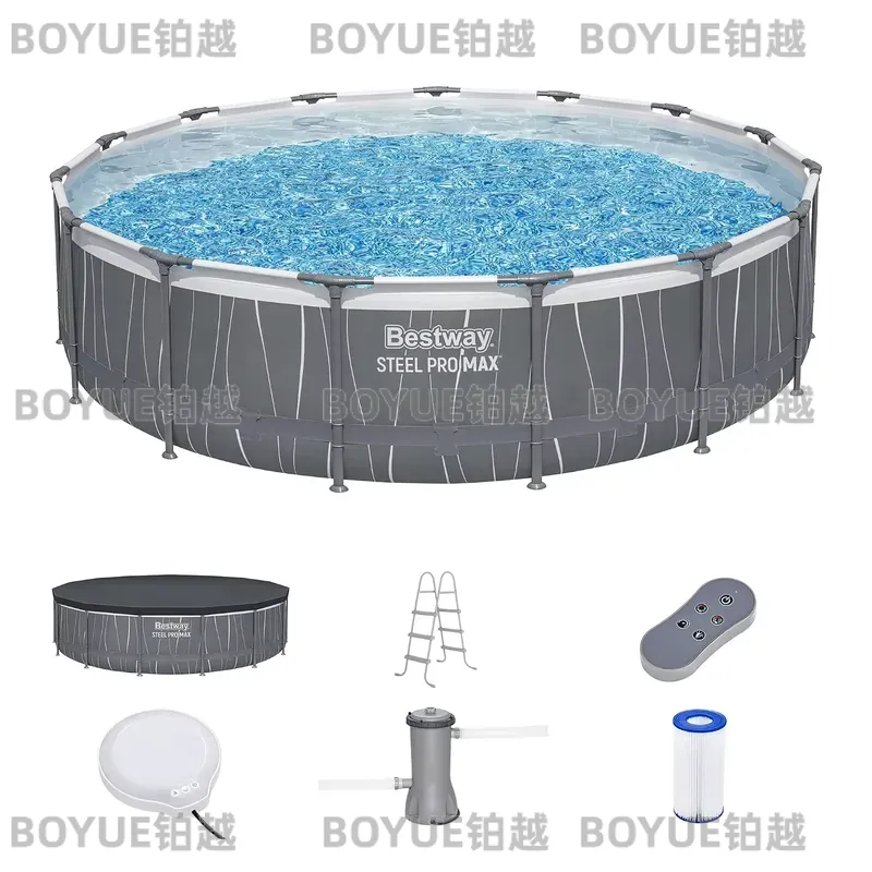 Conjunto de Piscina Inflável c - Outdoor Lighting Around Pool avaliação e preço