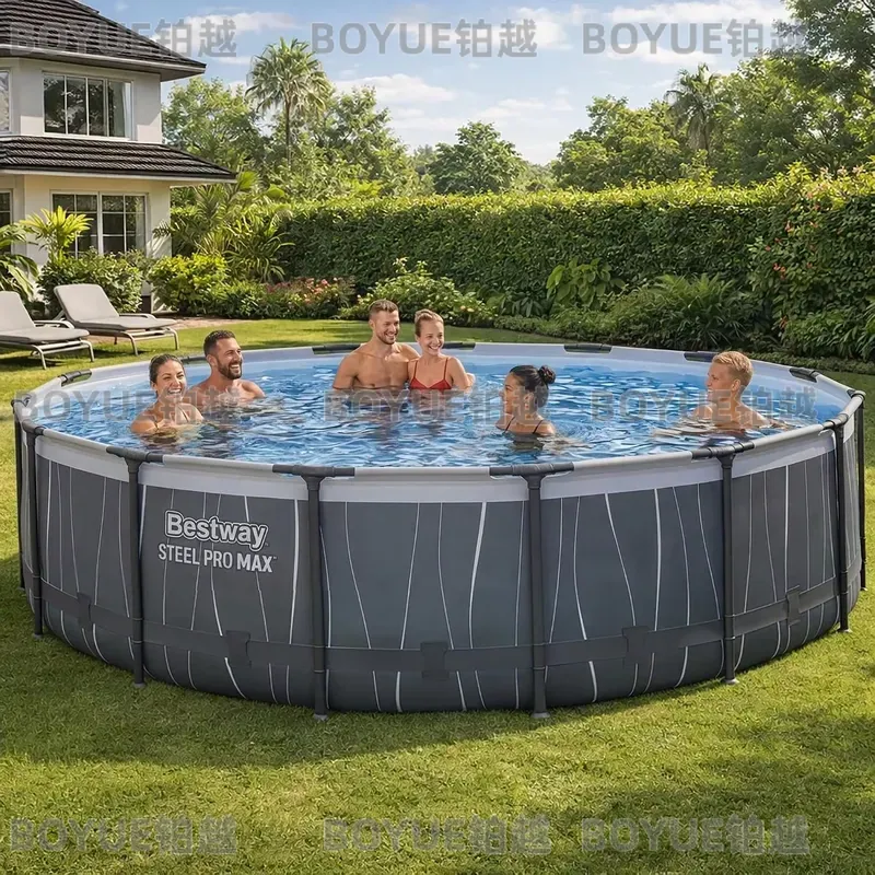 Conjunto de Piscina Inflável c - Outdoor Lighting Around Pool avaliação e preço
