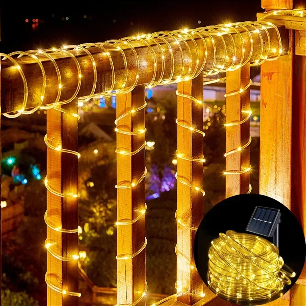 Luzes de Cordão Solares para E - Outdoor Lighting Youtube avaliação e preço