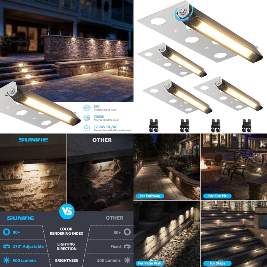 Luzes LED de 7 Polegadas para  - Outdoor Lighting Low Voltage avaliação e preço