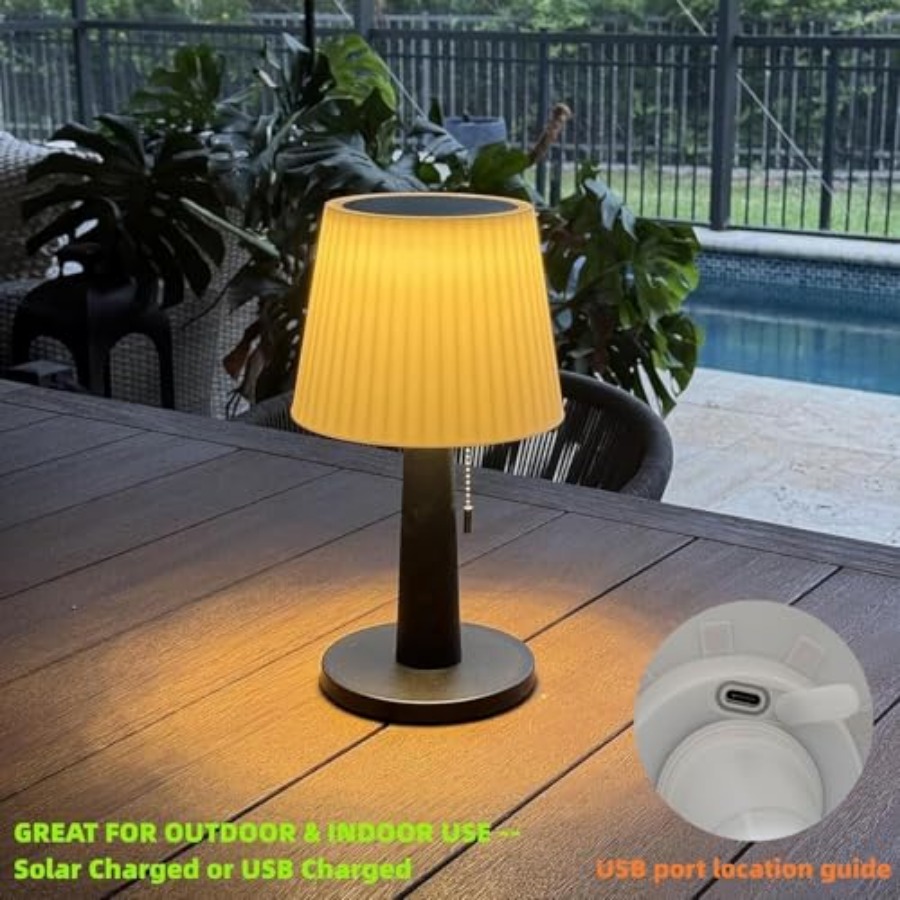 Lâmpadas de Mesa Solares para  - Outdoor Lighting Lamps avaliação e preço