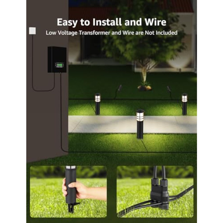 Pacote com 4 Luzes de Caminho  - Outdoor Lighting Low Voltage avaliação e preço